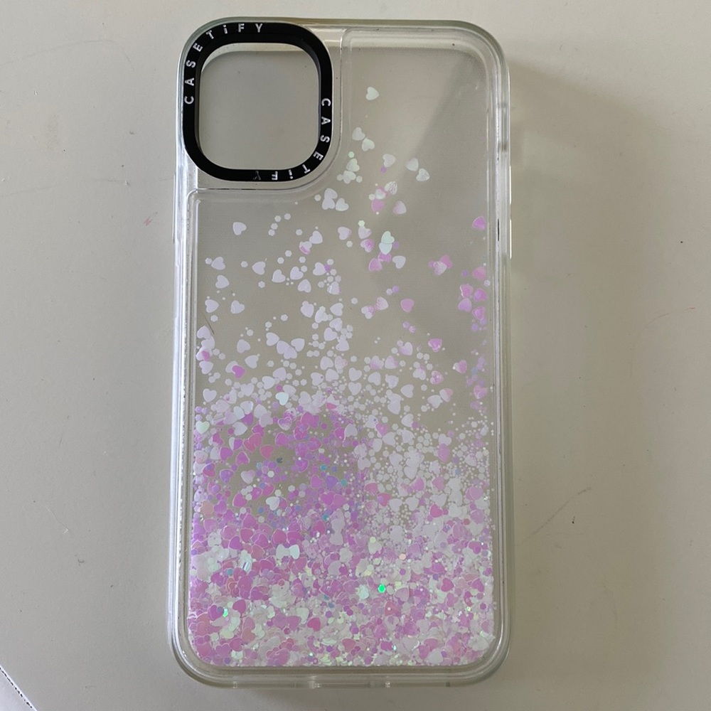 IPhone 11 Casetify Glitter case!!